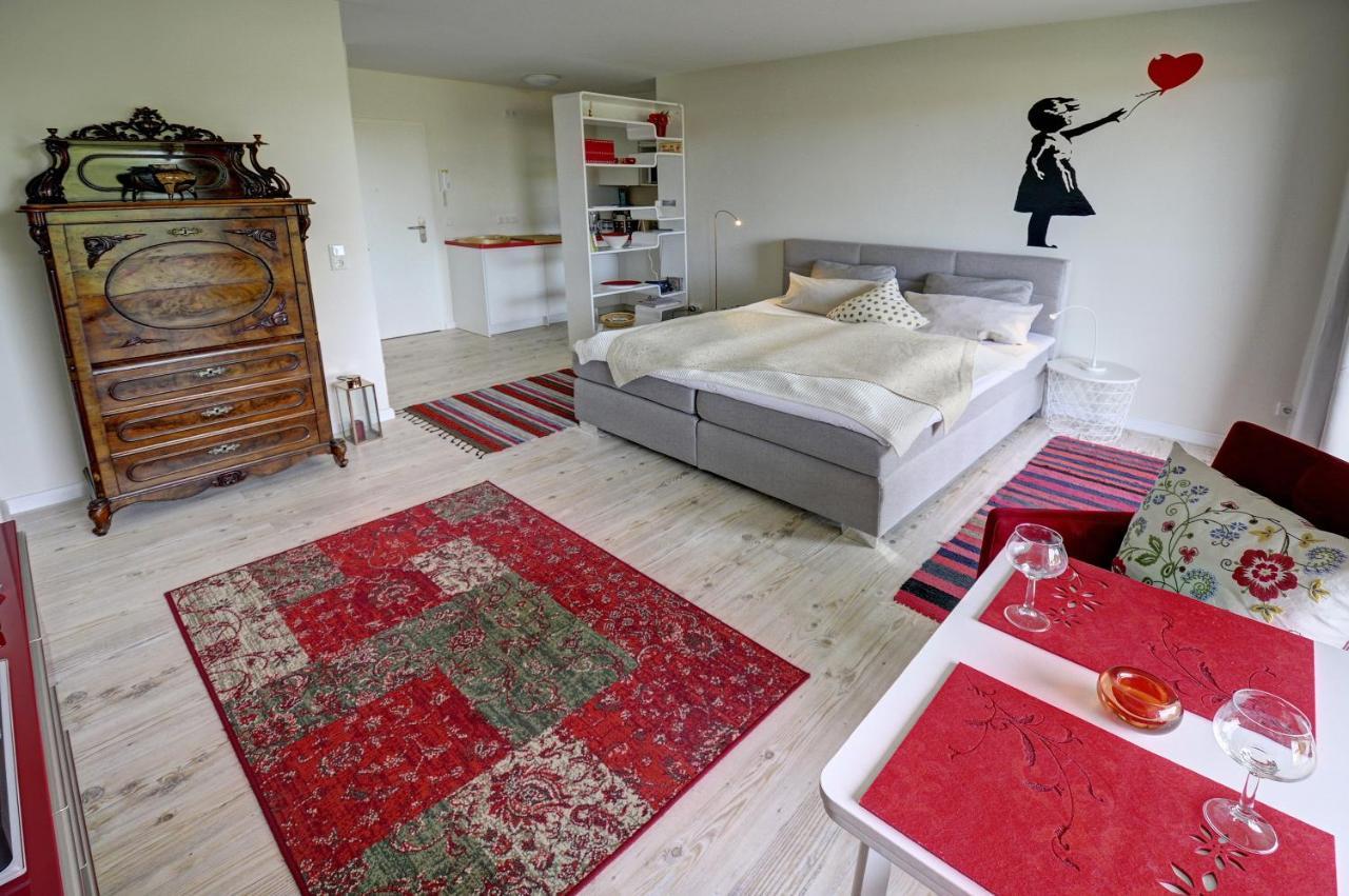 Fewo1846 - Flensview - Komfortables Studioapartment Mit Balkon Und Hafenblick Flensburg Ngoại thất bức ảnh