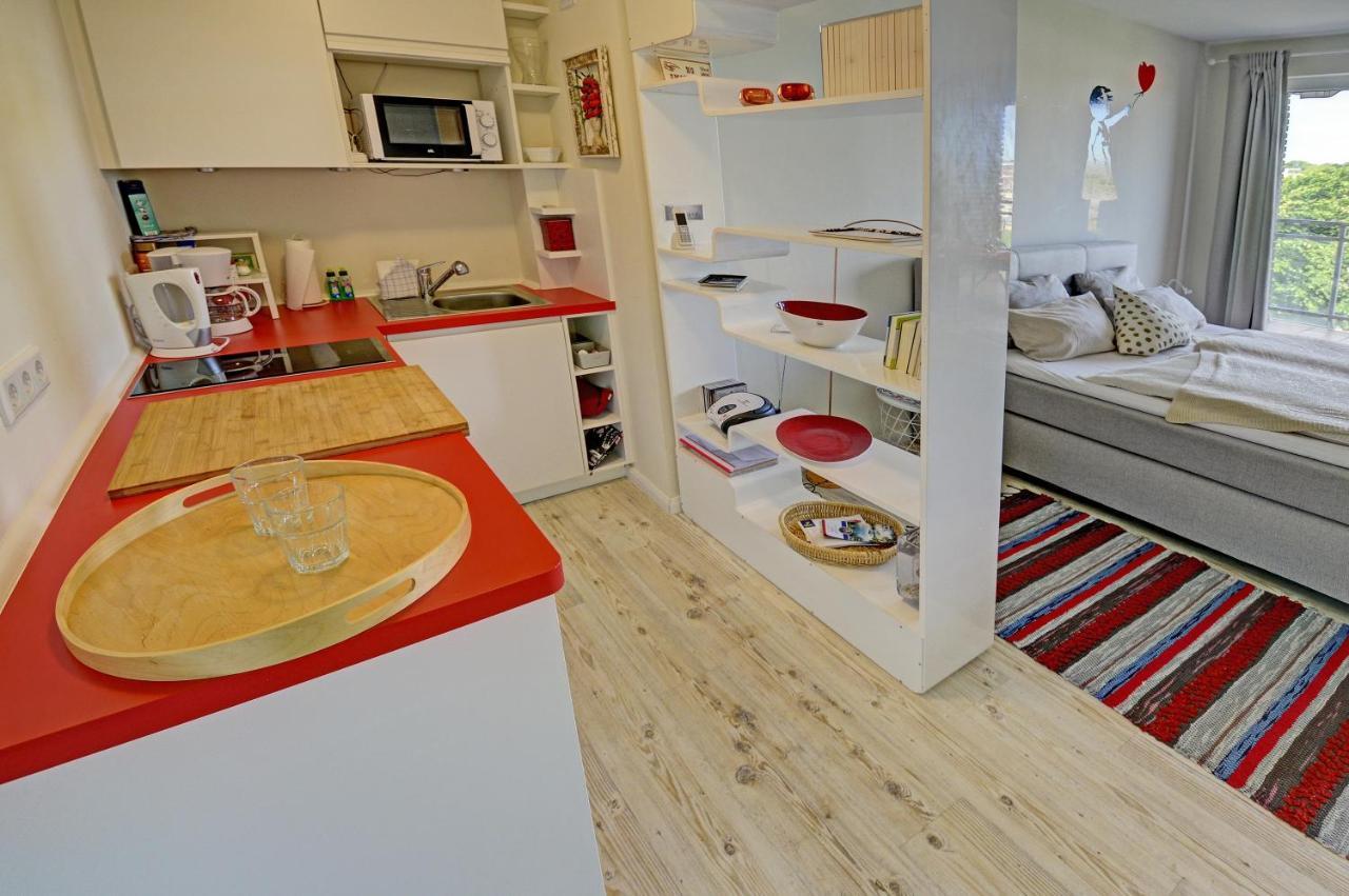 Fewo1846 - Flensview - Komfortables Studioapartment Mit Balkon Und Hafenblick Flensburg Ngoại thất bức ảnh