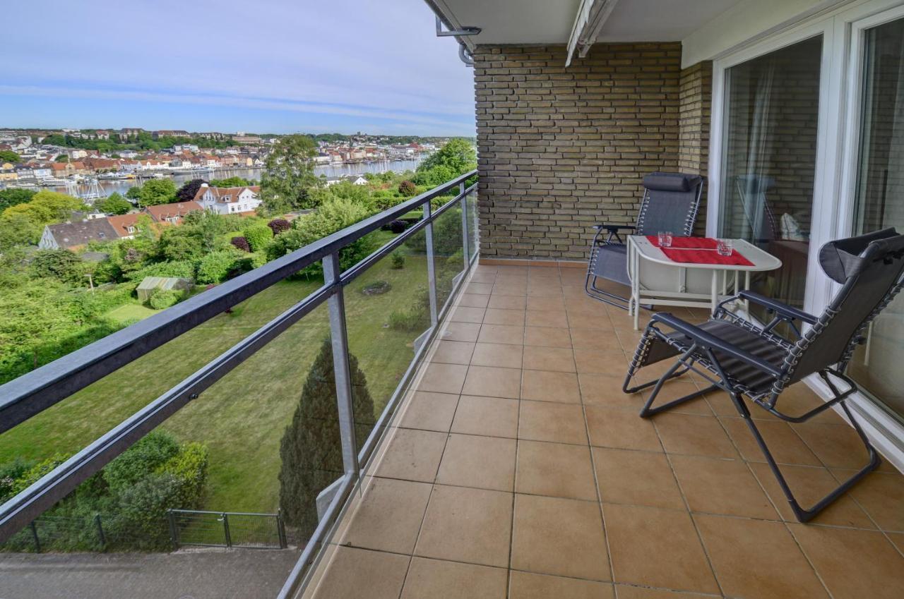 Fewo1846 - Flensview - Komfortables Studioapartment Mit Balkon Und Hafenblick Flensburg Ngoại thất bức ảnh